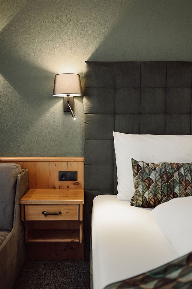 Wohnen in gemütlichen Zimmern im Genusshotel loj in Flachau im Salzburgerland - Österreich